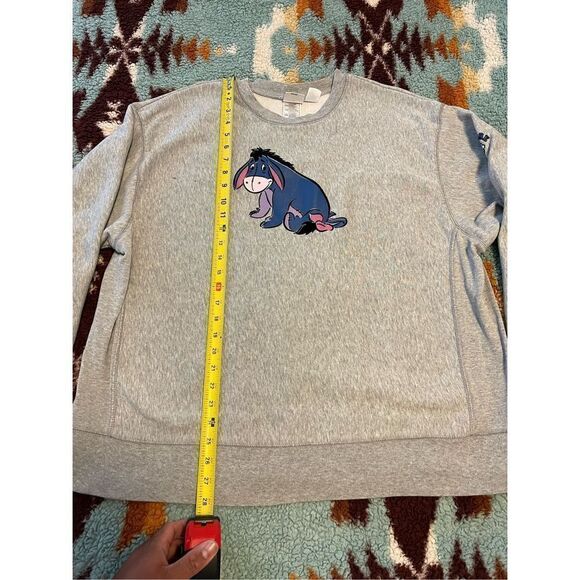 Eeyore Size 2XL Disney Store Winnie The Pooh Sweatshirt  Crewneck Vintage Y2K - Picture 2 of 6